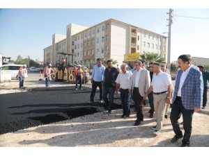Şanlıurfa’da Asfaltlama Çalışmaları Devam Ediyor