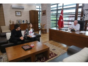 Tös, Başkan Kazım Kurt’u Eğitim Çalıştayına Davet Etti