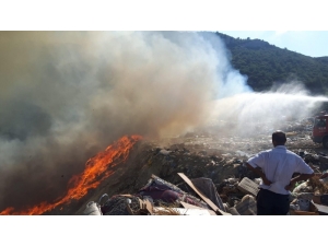 Bilecik’te Çöplük Yangını