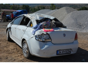 Otomobil Takla Attı: 6 Yaralı