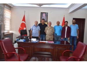 Gazetecilerden Jandarma Komutanı Kılıç’a Veda Ziyareti