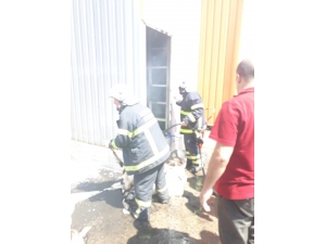 Fabrika Yangını Korkuttu