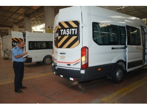 Nevşehir’de Okul Servisleri Denetimden Geçti