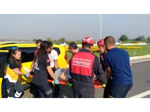 Denizli’de Trafik Kazası: 2 Yaralı
