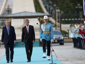 Cumhurbaşkanı Erdoğan, Çekya Başbakanı Babis’i Resmi Törenle Karşıladı