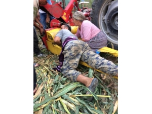 İzne Gelen Sözleşmeli Er Kolunu Slaj Makinesine Kaptırdı