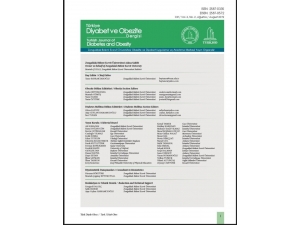 Zbeü “Türkiye Diyabet Ve Obezite Dergisi” Ağustos 2019 Sayısı Yayınlandı