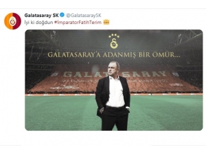 Galatasaray’dan Fatih Terim’e Doğum Günü Kutlaması