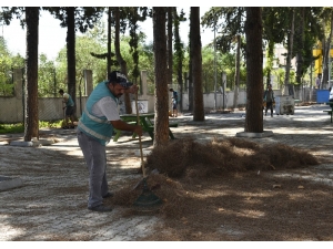 Denetimli Serbestlik Yükümlülerinden Okul Temizliği