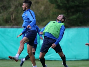 Osmanlıspor Çift Antrenman Yaptı