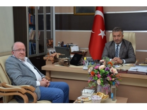 Rektör Aydın’dan Başkan Topaloğlu’na Ziyaret