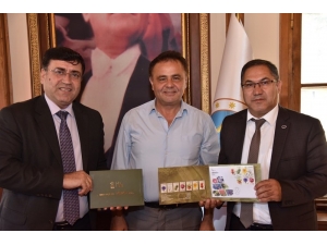 Ptt Bilecik Yöneticilerinden Başkan Şahin’e Ziyaret