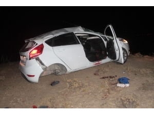 Otomobil Takla Attı: 1 Ölü, 1 Yaralı