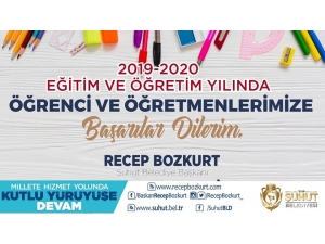 Başkan Recep Bozkurt’tan Yeni Eğitim Öğretim Yılı Mesajı