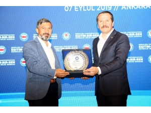 Uçak, Eğitim Bir-sen ‘14’üncü Türkiye Buluşması’na Katıldı