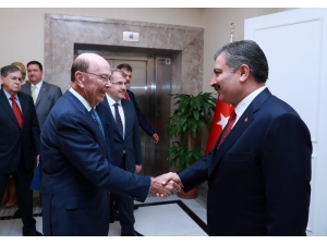 Sağlık Bakanı Koca, Abd Ticaret Bakanı Ross İle Bir Araya Geldi