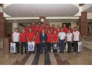 Başkan Kayda, İşitme Engelli Judo Milli Takımını Ağırladı