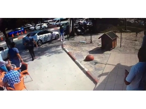 Polis Saldırganı Silahla Ayağından Vurup Yakaladı