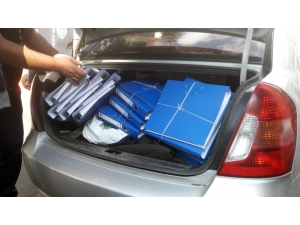 Fsm’de Gözaltına Alınan Hırsızlar Bir Bagaj Dolusu Suç Dosyasıyla Adliyede