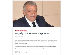 Kayserispor Başkanı Erol Bedir, Mamur İçin Mesaj Yayınladı