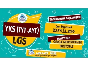 Eyyübiye’de Sınava Hazırlanan Gençler İçin Kurs Açıldı