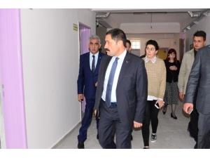 Vali Masatlı, Okullarda İncelemelerde Bulundu