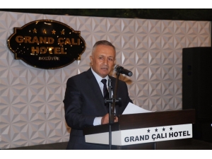 İlçe Emniyet Müdürü Hakkı Güner’e Veda Yemeği Düzenledi