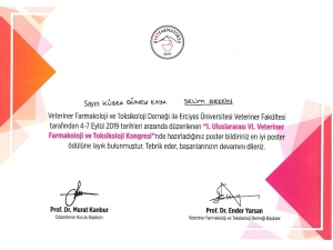 Öğretim Üyesi Ve Öğrencisinden ‘En İyi Poster’ Başarısı