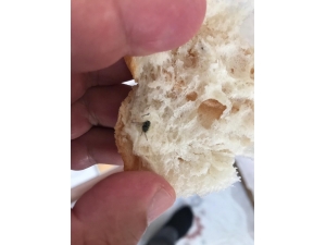 Marketten Aldığı Ekmeğin İçinden Sinek Çıktı