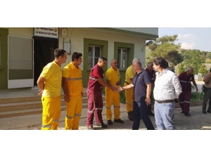 Bölge Müdürü Koç Yangın Ekiplerini Ziyaret Etti