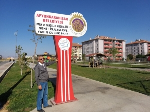 Şehit Yasin Çubuk’un Adı Afyonkarahisar’da Bir Parka Verildi