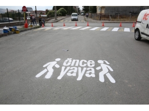 Okula Giriş-çıkışlar Güvenli Hale Geliyor