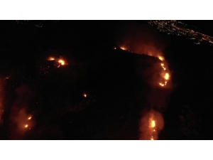 Alevlerin Önünü Drone Sayesinde Kestiler