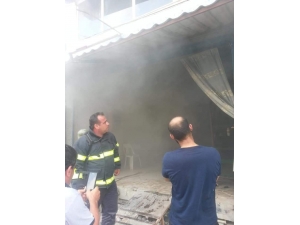 Samandağ’da İş Yeri Yangını