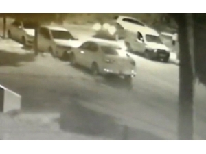 Polisten Kaçarken Kaza Yapmıştı, O Anlar Güvenlik Kamerasına Yansıdı