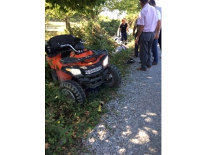 Türkeli’de Atv Aracı Devrildi: 1 Yaralı
