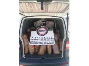 Gönen’de Kaçak Tütün Operasyonu