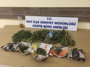 Mut’ta Uyuşturucu Operasyonunda 2 Tutuklama