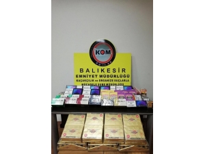 Balıkesir Polisinden Kaçak Sigara Operasyonu