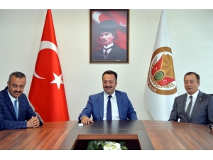 Ahilik Haftası Kutlama Komitesi’nden Vali Şentürk’e Ziyaret