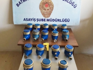 Batman’da Sayaç Hırsızları Suçüstü Yakalandı
