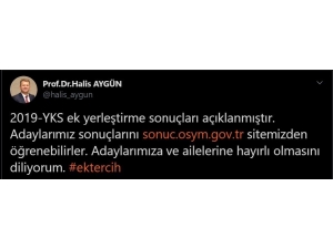 Yks Ek Yerleştirme Sonuçları Açıklandı