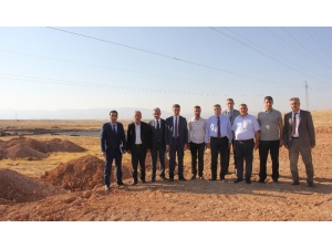 Vali Baruş Kuru Kayısı Lisanslı Depoculuk İnşaatında İncelemelerde Bulundu