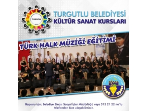 Turgutlu Belediyesi Kültür Sanat Kurslarına Kayıtlar Başladı