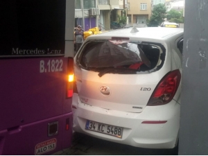 İstanbul’da Dehşet Anları Kamerada