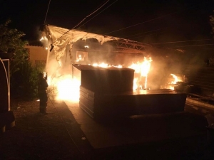 Düğün Salonunun Mutfağında Yangın