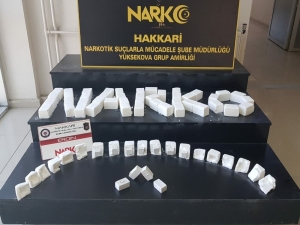 Hakkari’de 11 Kilo 266 Gram Eroin Ele Geçirildi