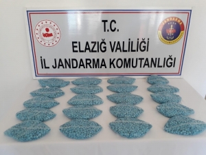 Elazığ’da 20 Bin Adet Uyuşturucu Hap Ele Geçirildi