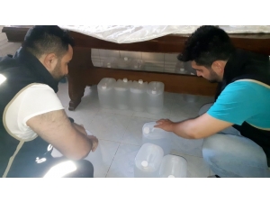 Adana’da Kaçak İçki Operasyonu