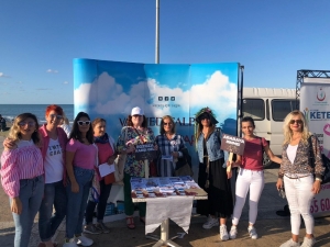 “Süslü Kadınlar Bisiklet Turu”na Hastanelerden Destek